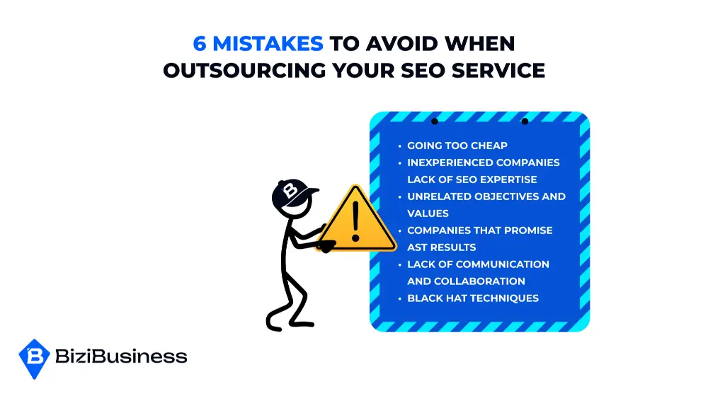 6 mistakes to avoid when outsourcing your SEO service