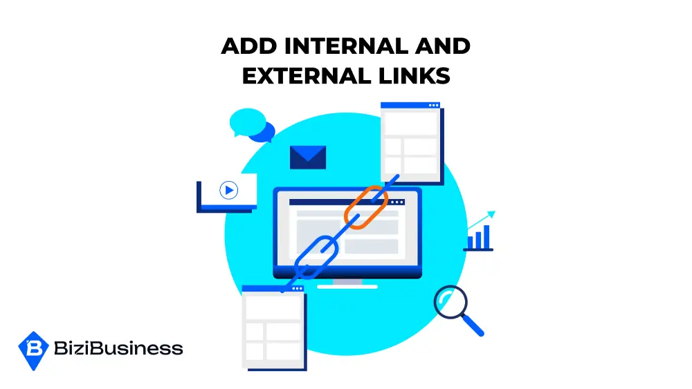 Add Internal and External Links