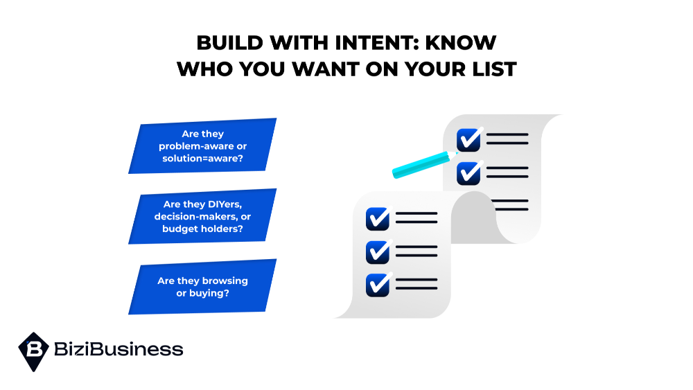 Unlock The Secret To List Building That Fuels Your Sales 1 Build With Intent: Know WHO You Want On Your List