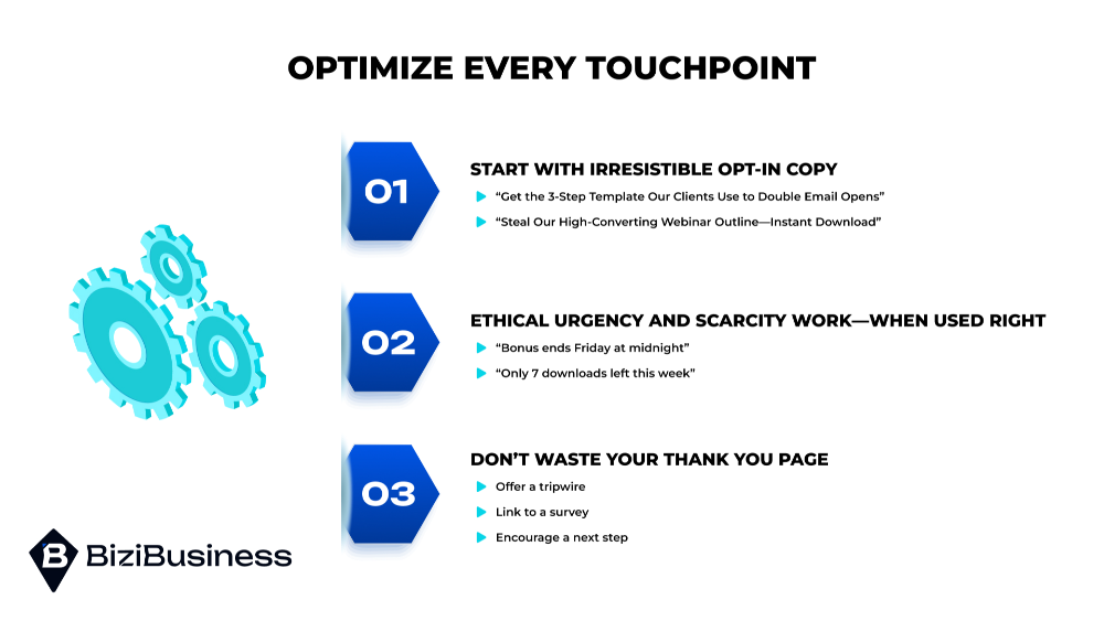 Unlock The Secret To List Building That Fuels Your Sales 3 Optimize Every Touchpoint: From CTA To Thank You Page
