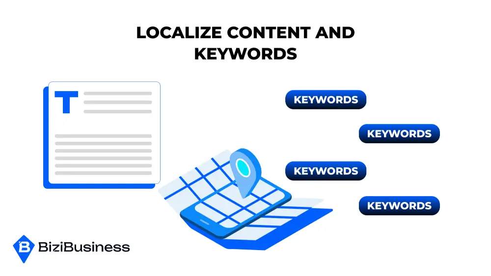 Localize Content and Keywords