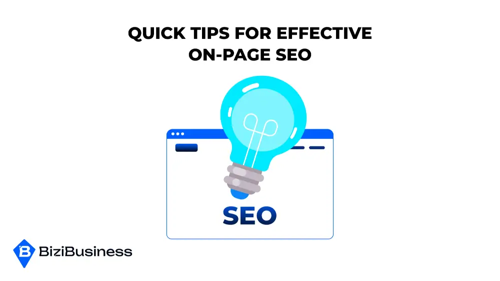 Quick Tips For Effective On-Page SEO